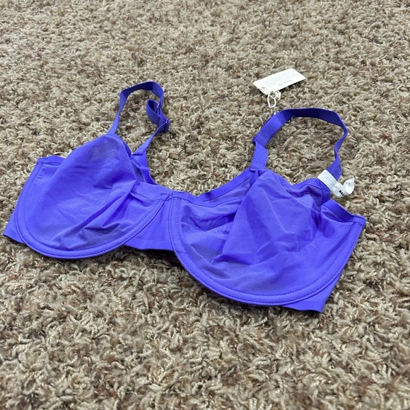 aerie Other - Smoothez By Aerie Balconette 34DDD Purple NWT
